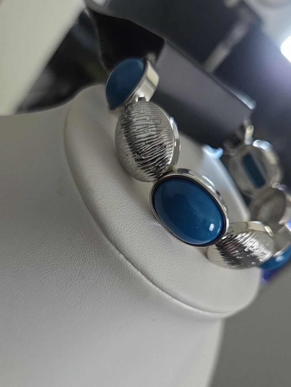 Paparazzi Decandently Dewy Blue Bracelet NWT